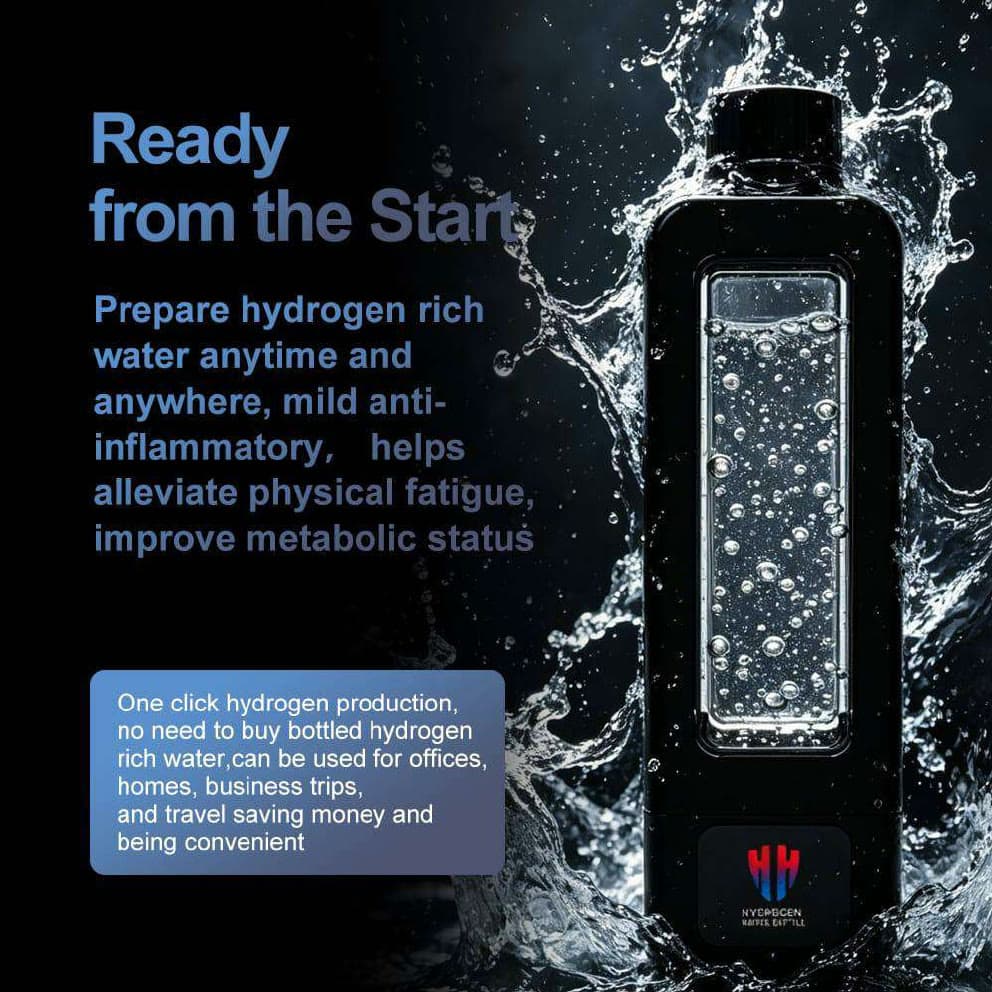 ATH bottle — ready from the start: one-click hydrogen production anytime, anywhere